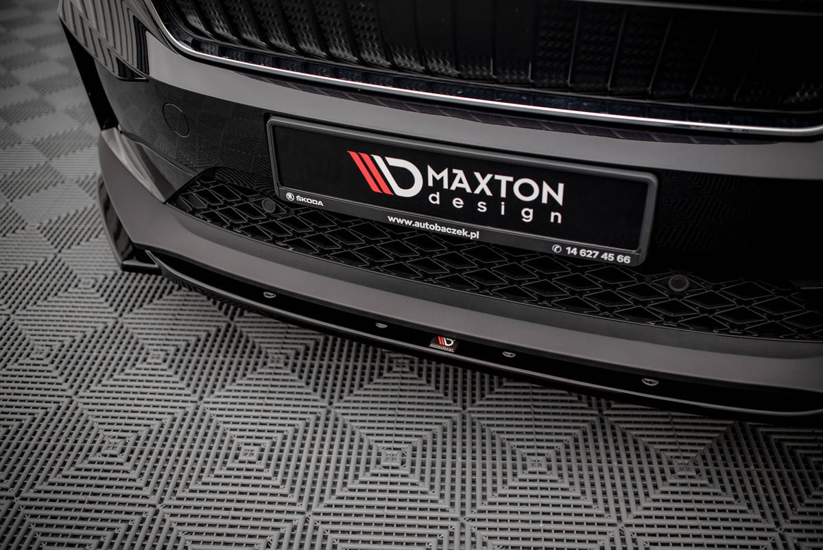 Front Splitter V.3 suitable for Skoda Enyaq iV