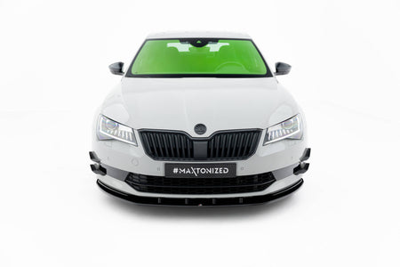 Front Splitter V.3 suitable for Skoda Superb Liftback / Combi Mk3