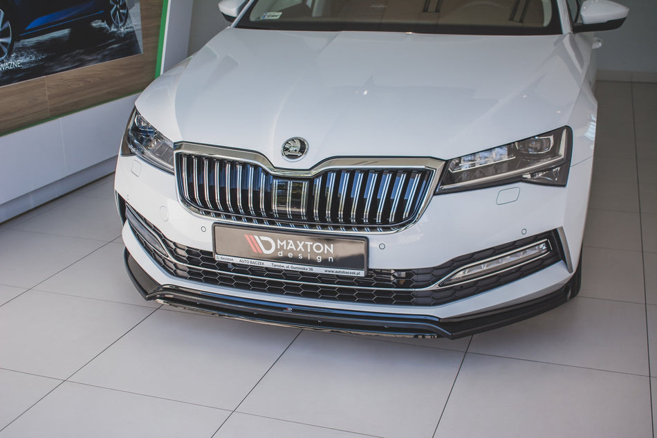 Front Splitter V.3 suitable for Skoda Superb Liftback / Combi Mk3 Facelift
