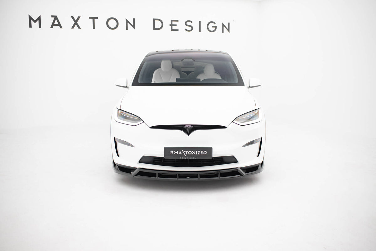 Front Splitter V.3 suitable for Tesla Model X Mk1 Facelift