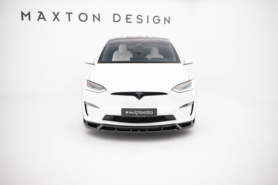 Front Splitter V.3 suitable for Tesla Model X Mk1 Facelift