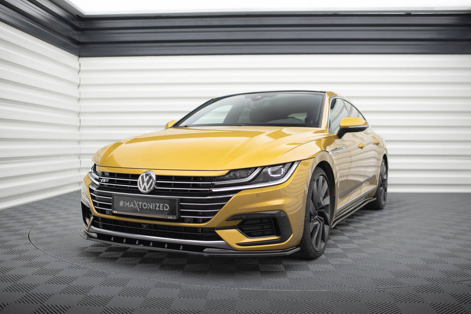 Front Splitter V.3 suitable for Volkswagen Arteon R-Line Sedan / Shooting Brake Mk1