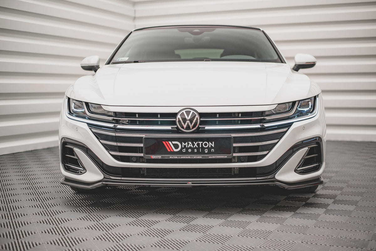 Front Splitter V.3 suitable for Volkswagen Arteon R-Line Sedan / Shooting Brake Mk1 Facelift