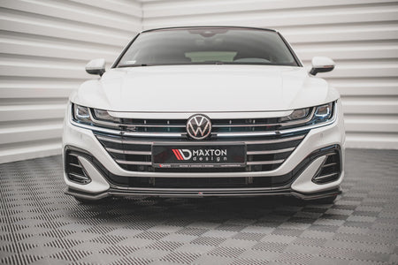 Front Splitter V.3 suitable for Volkswagen Arteon R-Line Sedan / Shooting Brake Mk1 Facelift