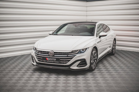 Front Splitter V.3 suitable for Volkswagen Arteon R-Line Sedan / Shooting Brake Mk1 Facelift
