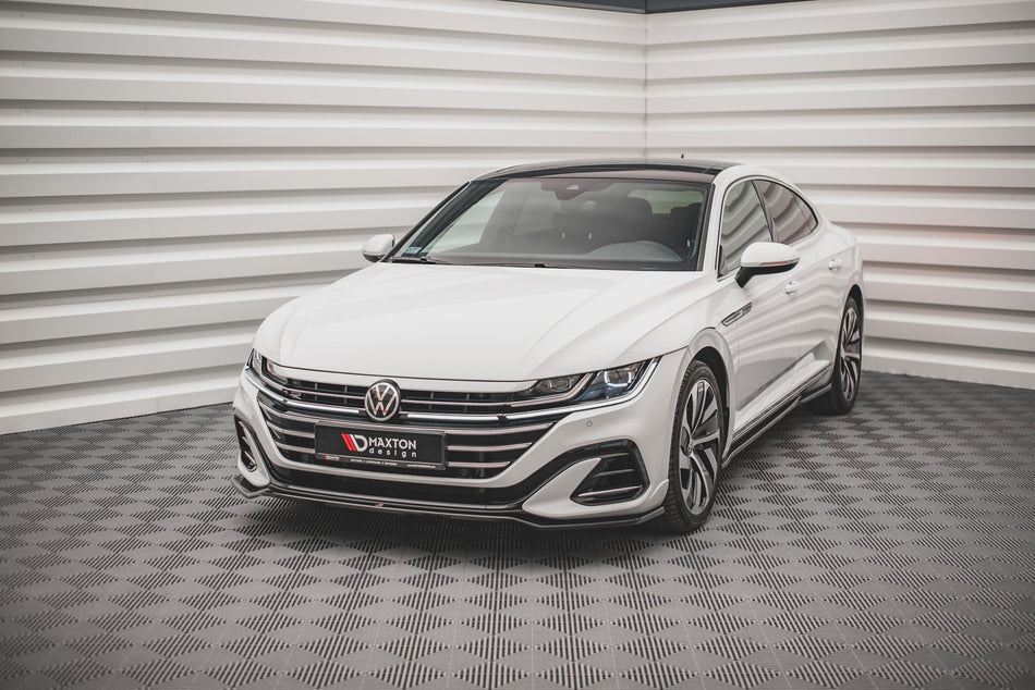 Front Splitter V.3 suitable for Volkswagen Arteon R-Line Sedan / Shooting Brake Mk1 Facelift