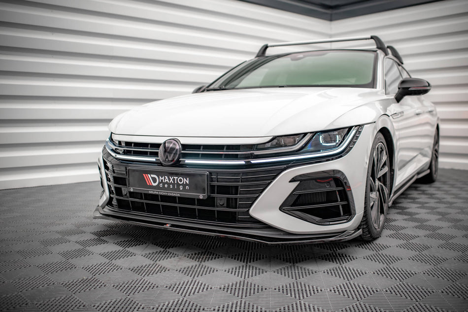 Front Splitter V.3 suitable for Volkswagen Arteon R Sedan / Shooting Brake Mk1 Facelift