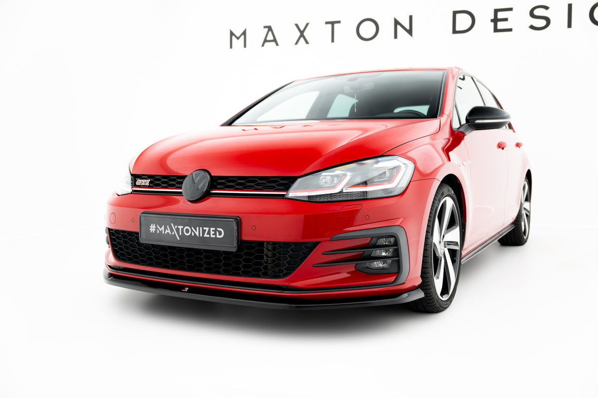 Front Splitter V.3 suitable for Volkswagen Golf GTI / GTD Mk7 Facelift
