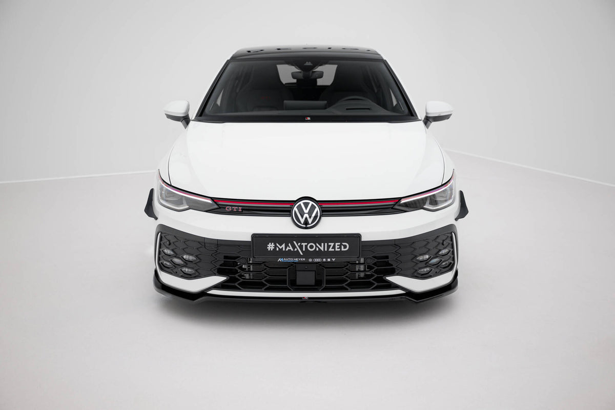Front Splitter V.3 suitable for Volkswagen Golf GTI / GTE / R-Line Mk8 Facelift
