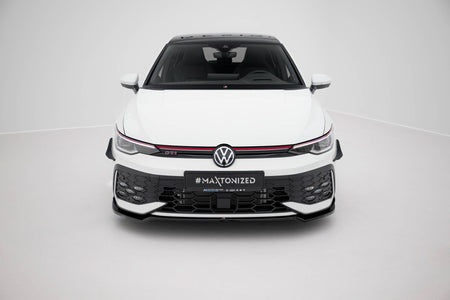 Front Splitter V.3 suitable for Volkswagen Golf GTI / GTE / R-Line Mk8 Facelift