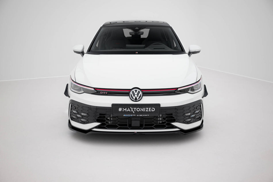Front Splitter V.3 suitable for Volkswagen Golf GTI / GTE / R-Line Mk8 Facelift