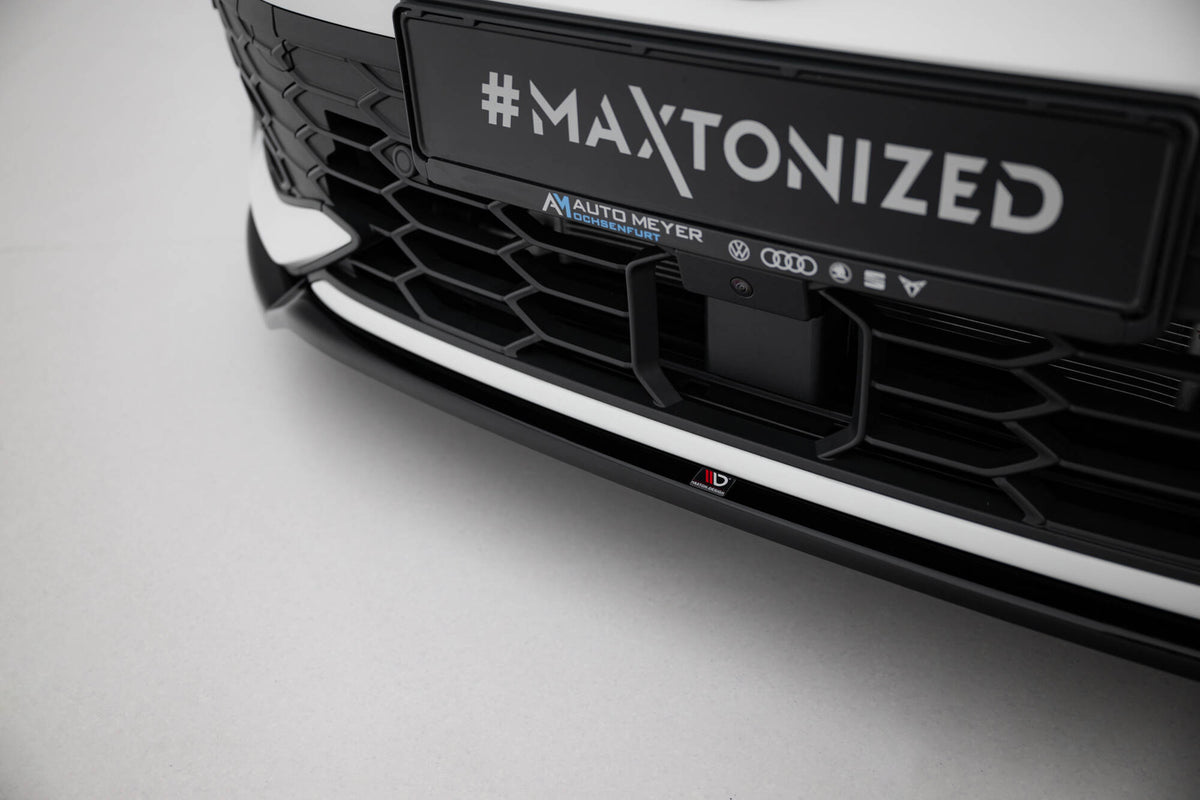 Front Splitter V.3 suitable for Volkswagen Golf GTI / GTE / R-Line Mk8 Facelift