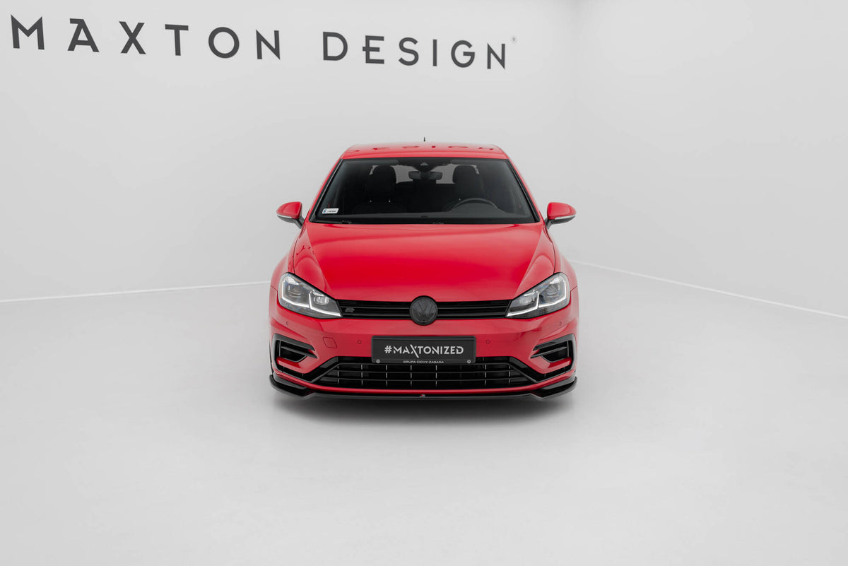 Front Splitter V.3 suitable for Volkswagen Golf R / R-Line Mk7 Facelift