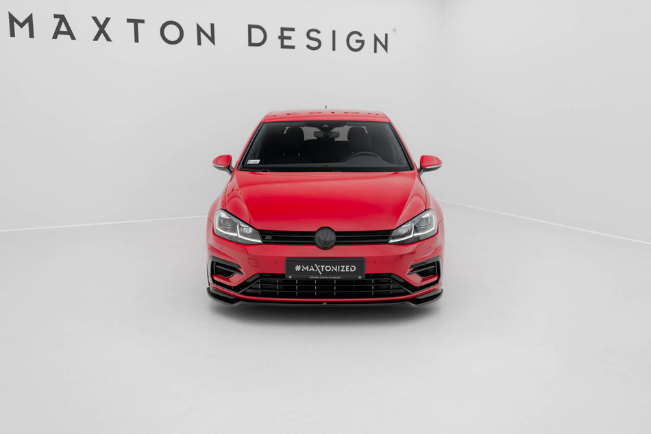 Front Splitter V.3 suitable for Volkswagen Golf R / R-Line Mk7 Facelift
