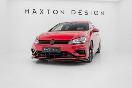 Front Splitter V.3 suitable for Volkswagen Golf R / R-Line Mk7 Facelift