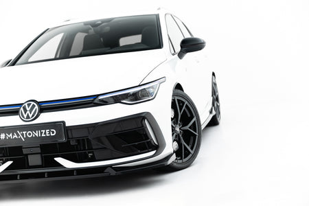 Front Splitter V.3 suitable for Volkswagen Golf R Variant Mk8 Facelift