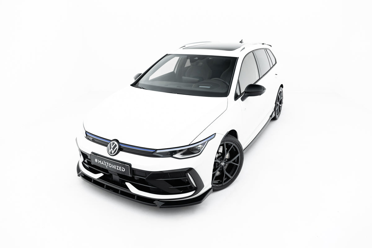 Front Splitter V.3 suitable for Volkswagen Golf R Variant Mk8 Facelift