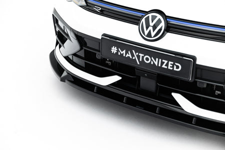 Front Splitter V.3 suitable for Volkswagen Golf R Variant Mk8 Facelift