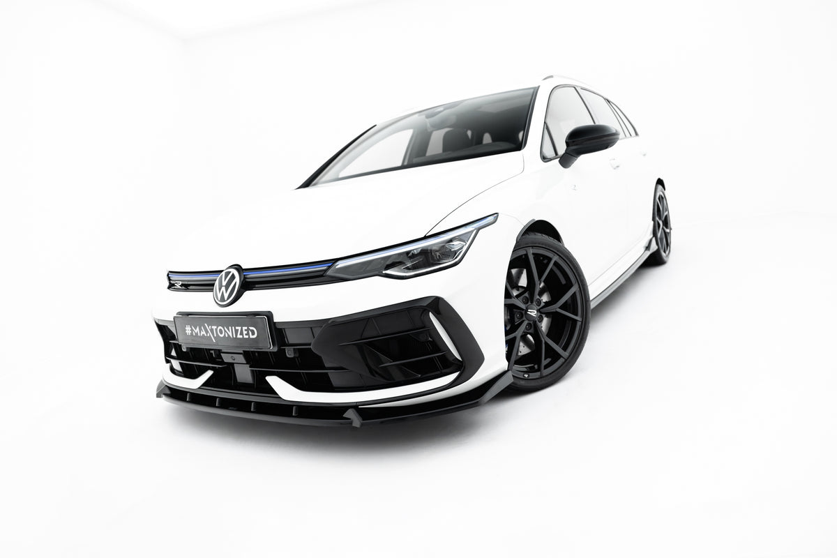 Front Splitter V.3 suitable for Volkswagen Golf R Variant Mk8 Facelift