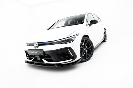 Front Splitter V.3 suitable for Volkswagen Golf R Variant Mk8 Facelift