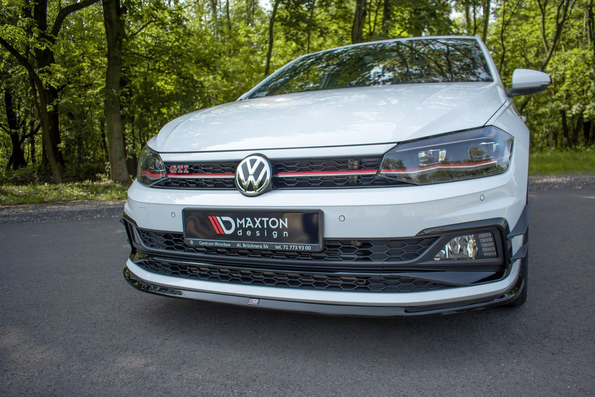 Front Splitter V.3 suitable for Volkswagen Polo GTI / R-line Mk6
