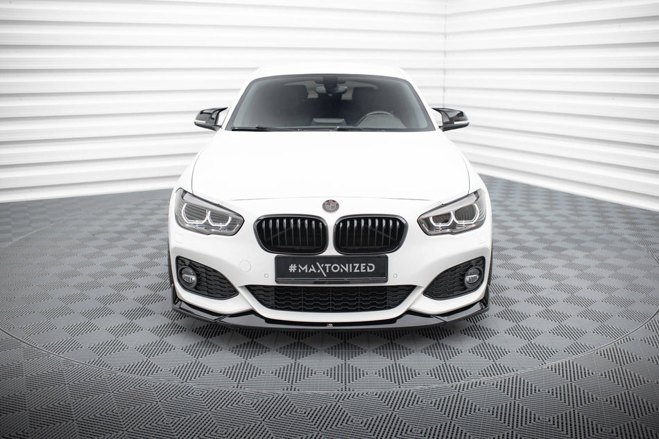 Front Splitter V.4 CSL Look suitable for BMW 1 M-Pack / M140i F20 Facelift