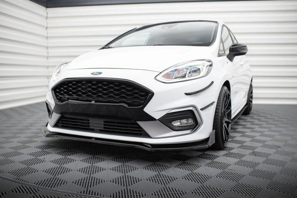 Front Splitter V.4 + Flaps suitable for Ford Fiesta ST / ST-Line
