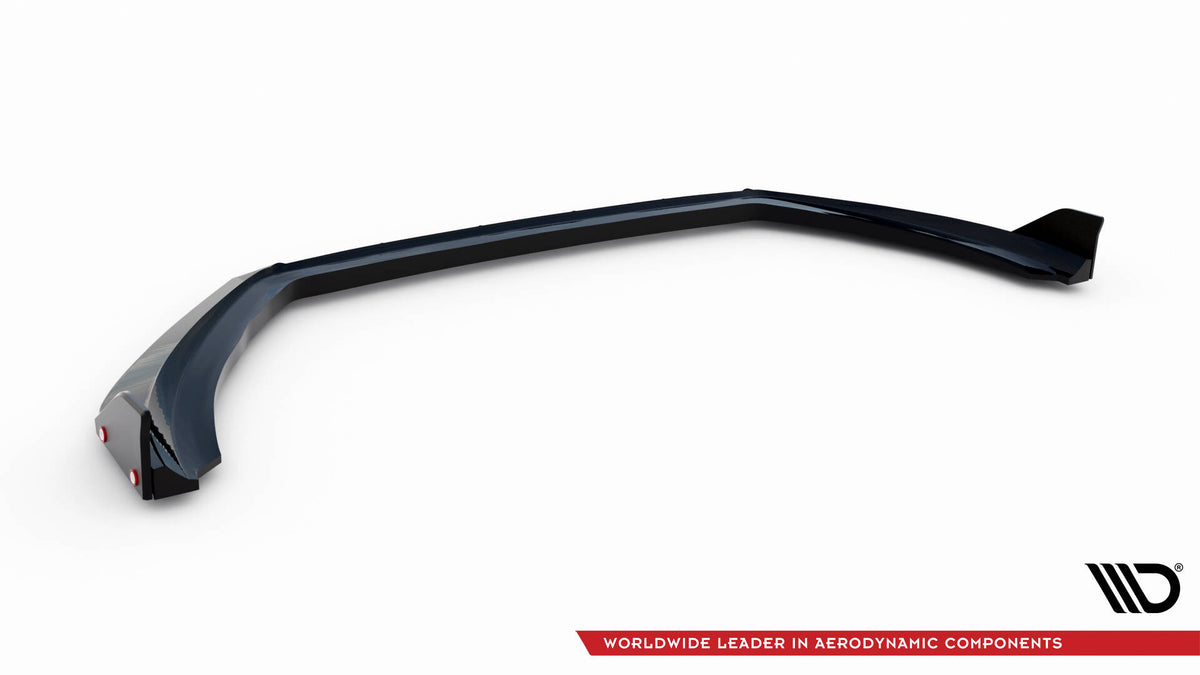 Front Splitter V.4 + Flaps suitable for Ford Fiesta ST / ST-line Mk8 Facelift