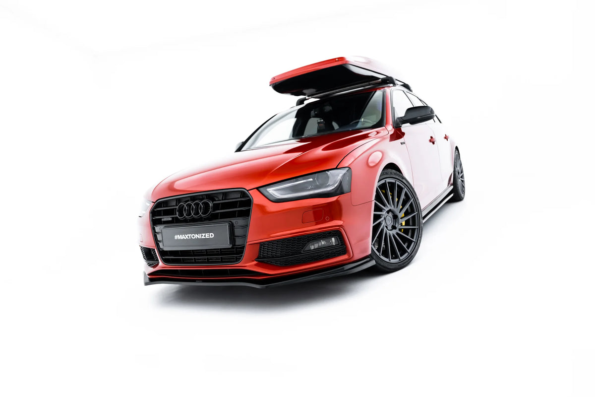 Front Splitter V.4 suitable for Audi A4 S-Line / S4 B8 Facelift