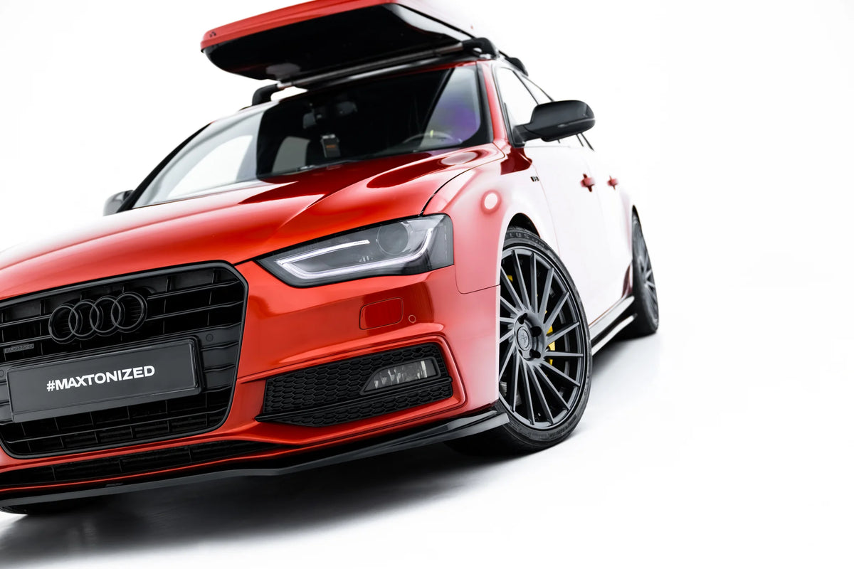 Front Splitter V.4 suitable for Audi A4 S-Line / S4 B8 Facelift