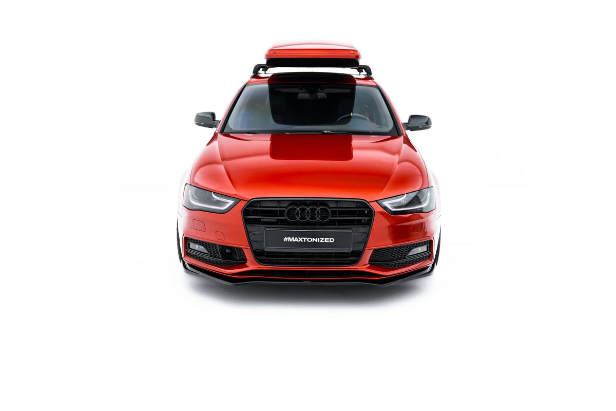 Front Splitter V.4 suitable for Audi A4 S-Line / S4 B8 Facelift
