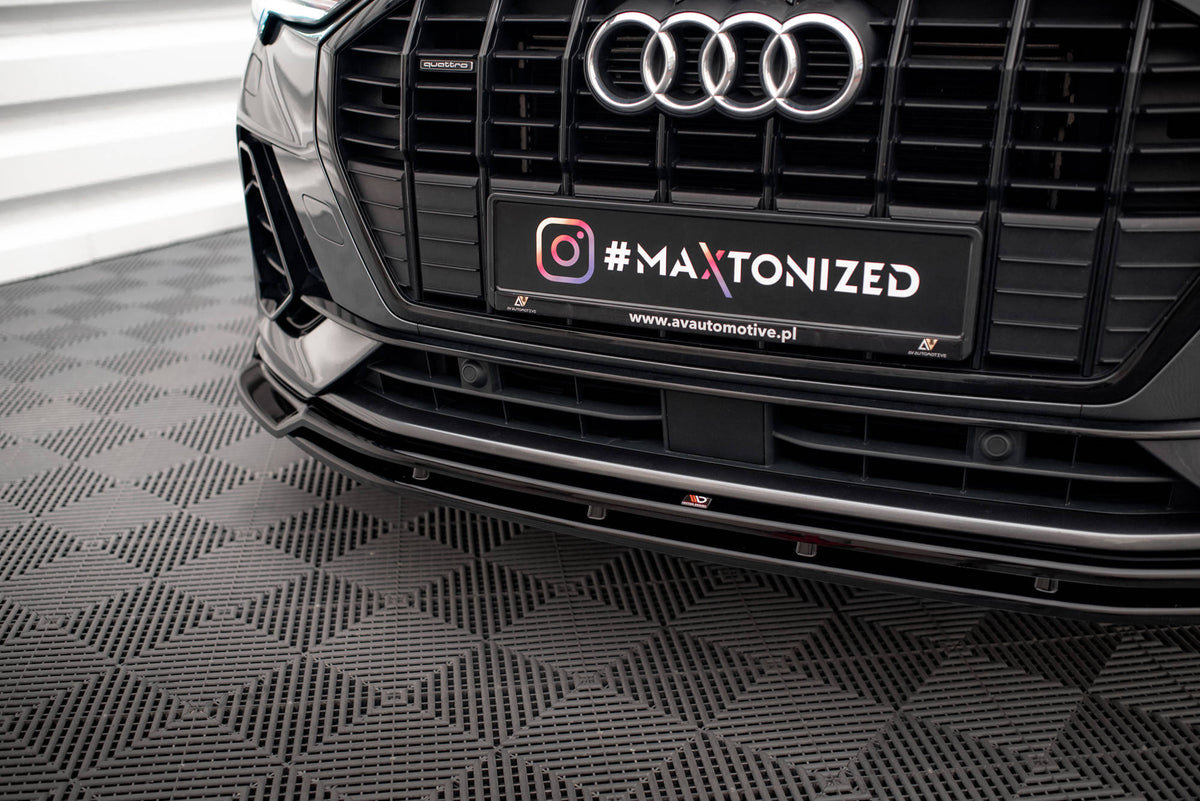 Front Splitter V.4 suitable for Audi Q3 Sportback / SUV S-Line F3