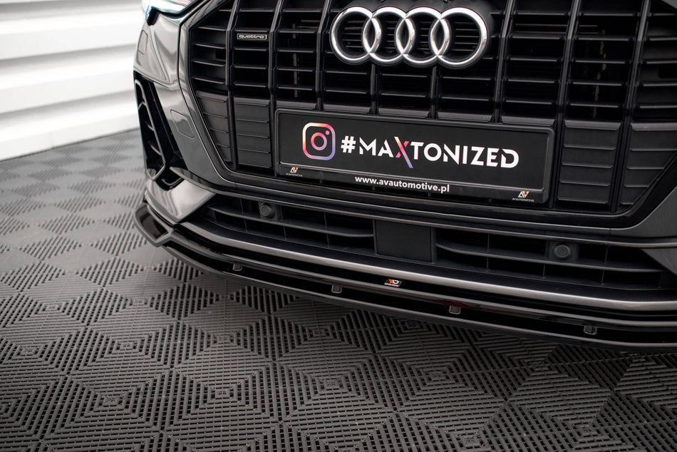 Front Splitter V.4 suitable for Audi Q3 Sportback / SUV S-Line F3