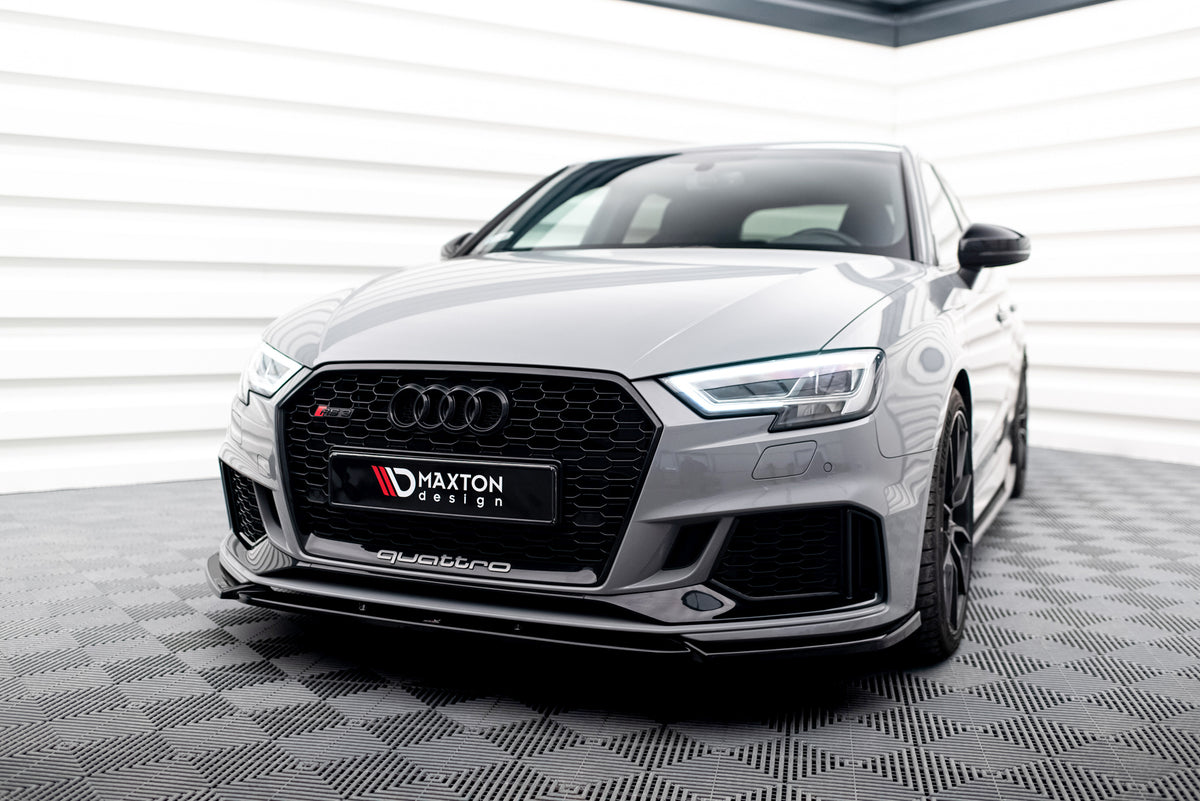 Front Splitter V.4 suitable for Audi RS3 8V FL Sportback