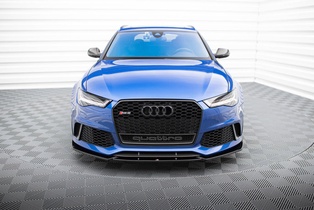 Front Splitter V.4 suitable for Audi RS6 C7 / C7 Facelift