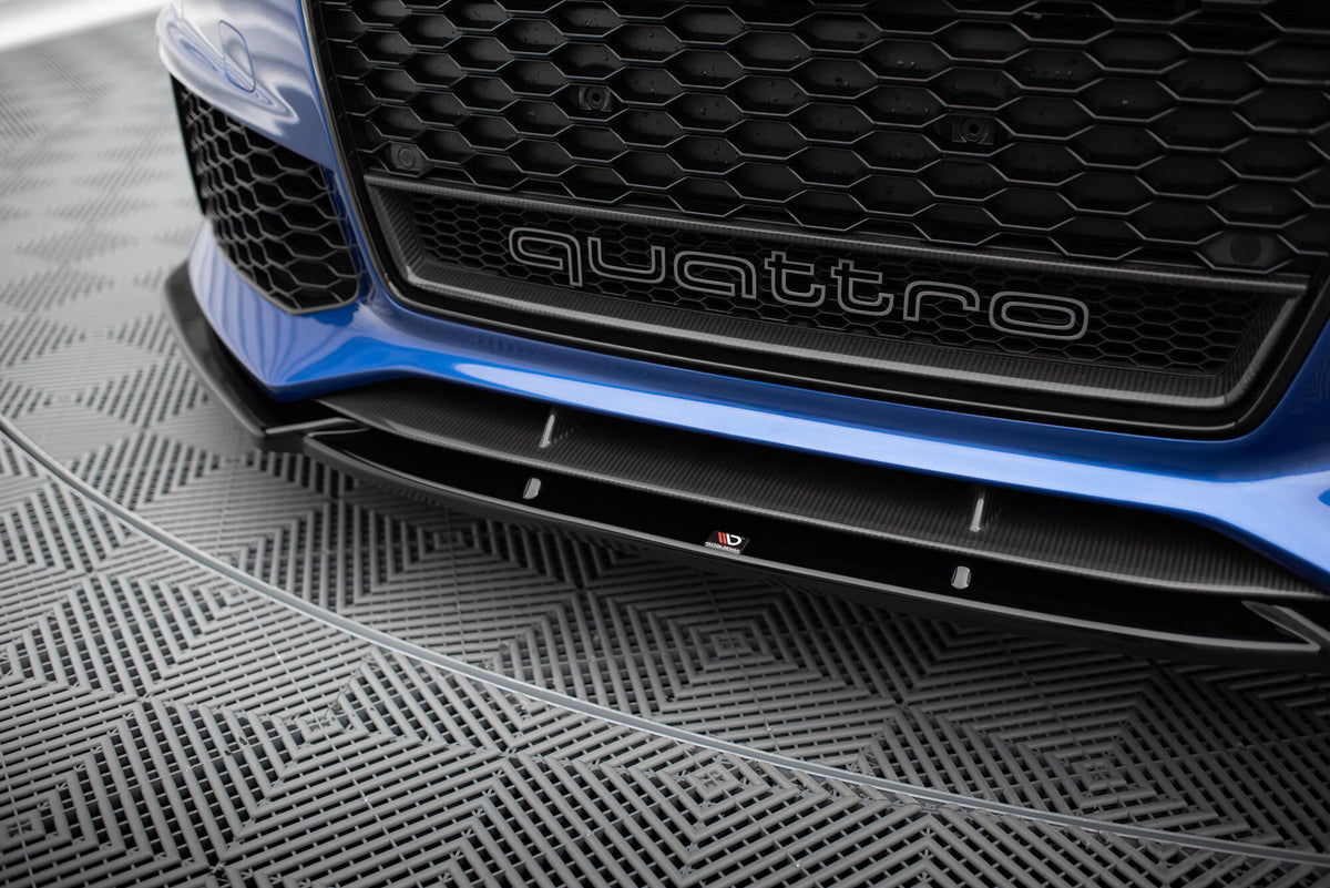 Front Splitter V.4 suitable for Audi RS6 C7 / C7 Facelift