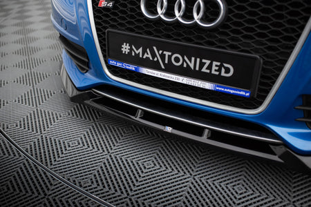 Front Splitter V.4 suitable for Audi S4 / A4 S-Line B8