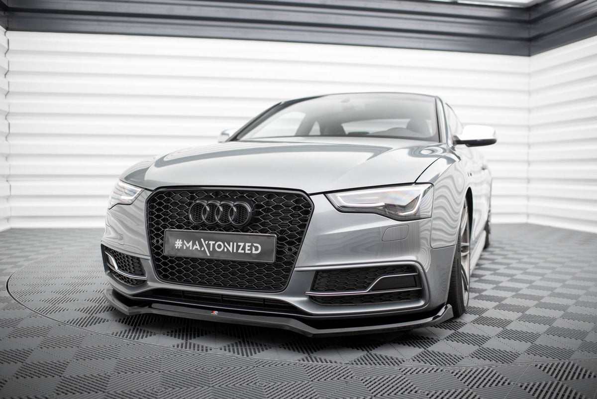 Front Splitter V.4 suitable for Audi S5 / A5 S-Line 8T Facelift