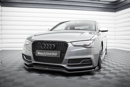 Front Splitter V.4 suitable for Audi S5 / A5 S-Line 8T Facelift