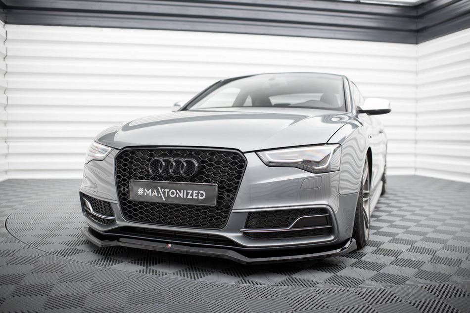 Front Splitter V.4 suitable for Audi S5 / A5 S-Line 8T Facelift