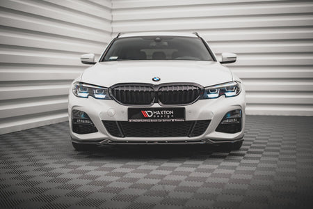 Front Splitter V.4 suitable for BMW 3 G20 / G21 M-Pack