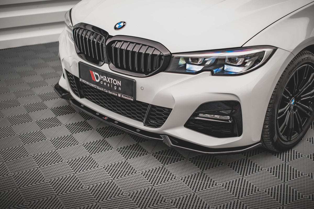 Front Splitter V.4 suitable for BMW 3 G20 / G21 M-Pack