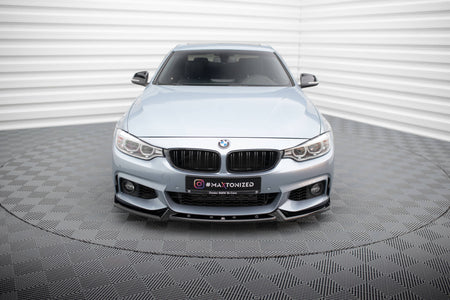 Front Splitter V.4 suitable for BMW 4 Coupe / Gran Coupe / Cabrio M-Pack F32 / F36 / F33