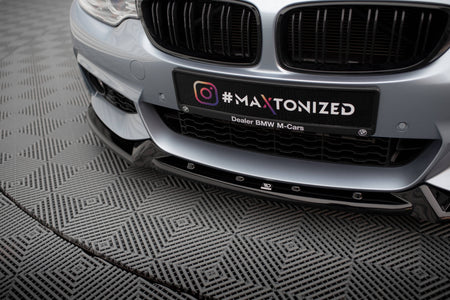 Front Splitter V.4 suitable for BMW 4 Coupe / Gran Coupe / Cabrio M-Pack F32 / F36 / F33