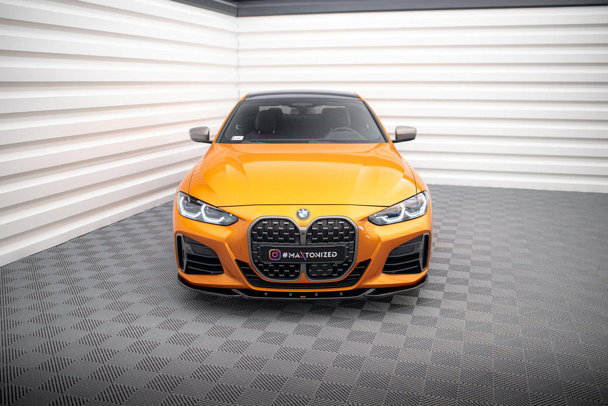 Front Splitter V.4 suitable for BMW 4 M-Pack / M440i G22 / G23 / G22 Facelift / G23 Facelift