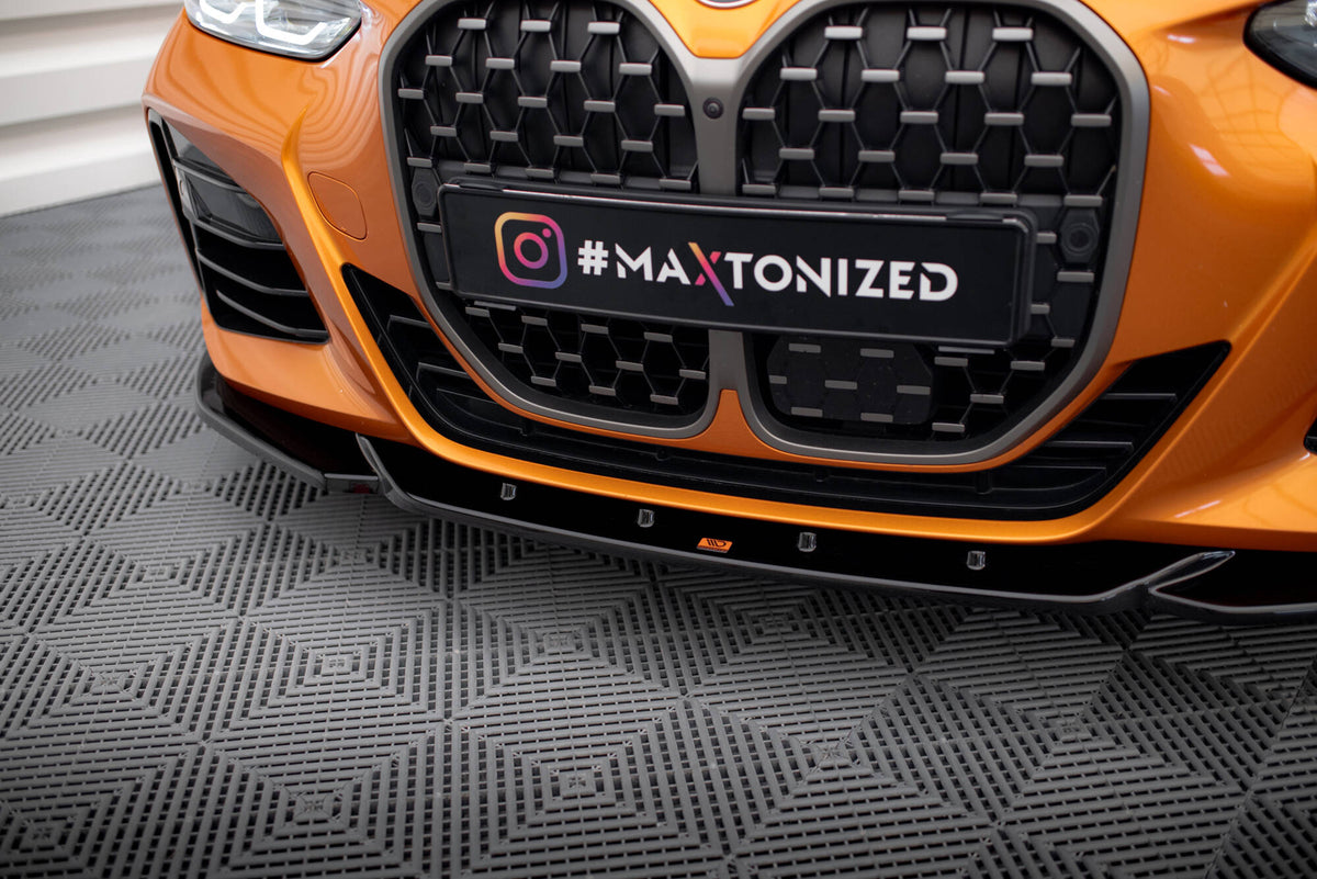 Front Splitter V.4 suitable for BMW 4 M-Pack / M440i G22 / G23 / G22 Facelift / G23 Facelift