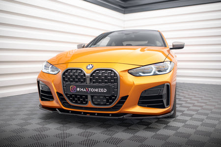 Front Splitter V.4 suitable for BMW 4 M-Pack / M440i G22 / G23 / G22 Facelift / G23 Facelift