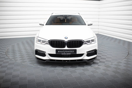 Front Splitter V.4 suitable for BMW 5 M-Pack / M550d / M550i G30/ G31 M-Pack