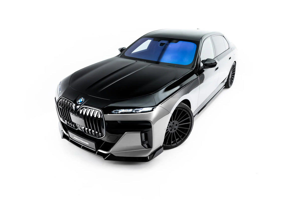 Front Splitter V.4 suitable for BMW 7 M-Pack / M760e / i7 M-Pack G70