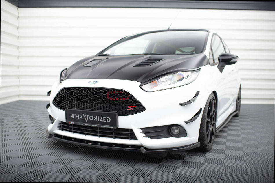Front Splitter V.4 suitable for Ford Fiesta ST Mk7 Facelift